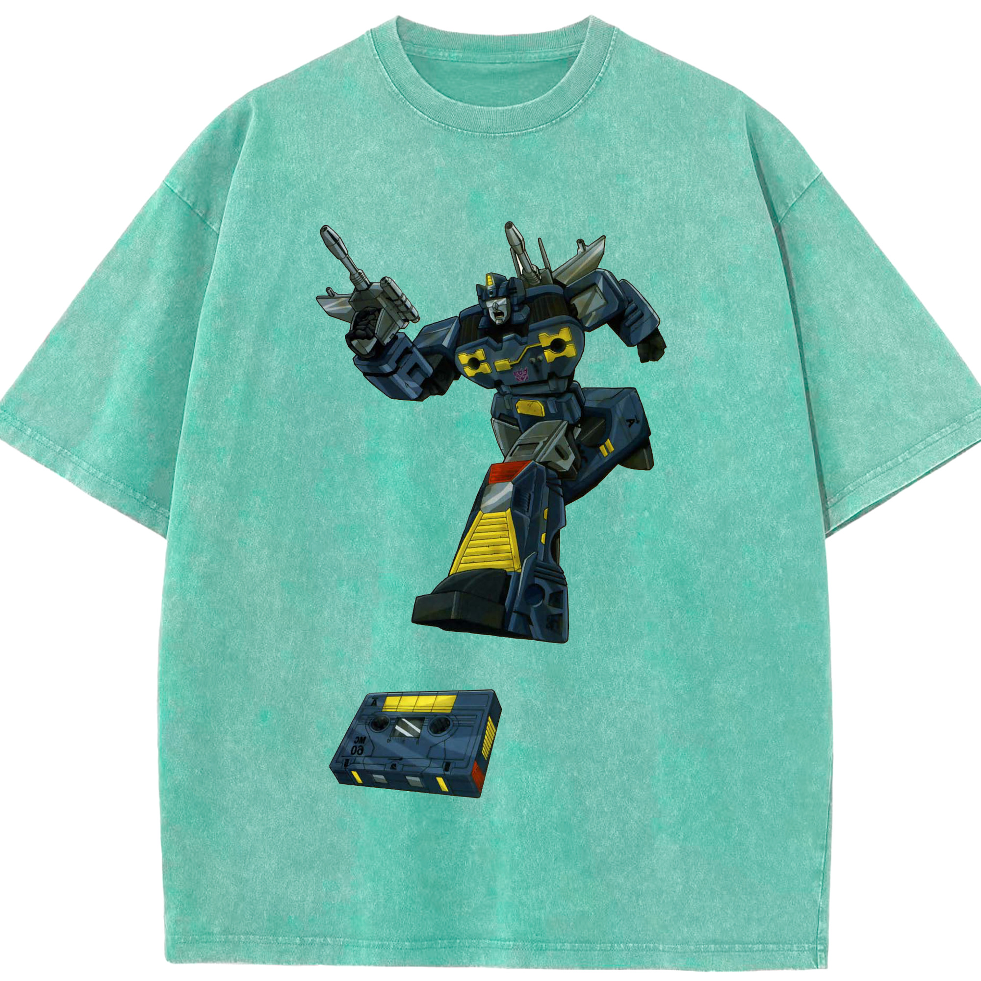 （画像用）  綿100% ヴィンテージ風 半袖Tシャツ（フロントプリント）